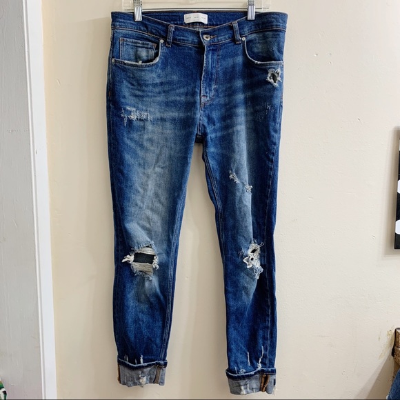 Zara Other - Zara man distressed skinny jeans cuffed size 32